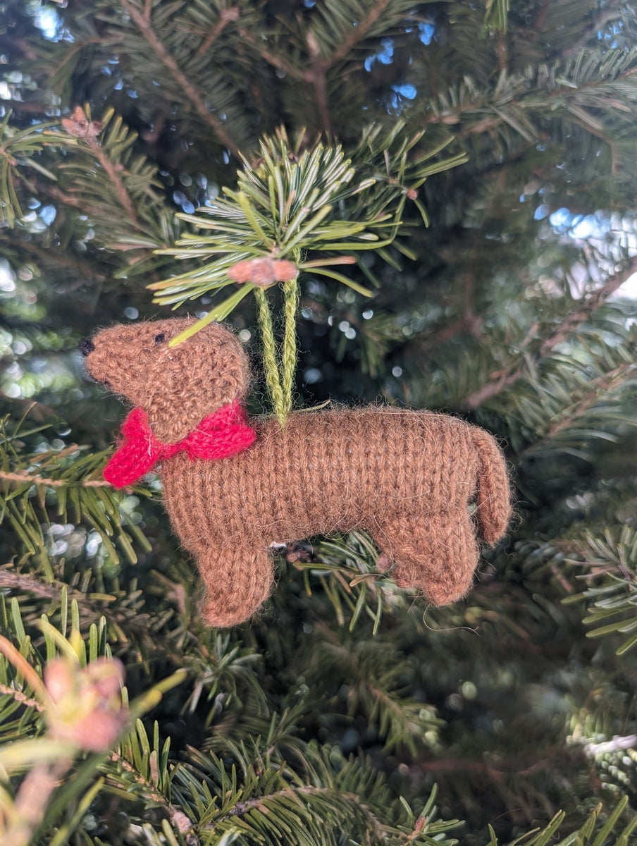 Great Dane Dog Hand Knit Christmas Ornament Arcadia Home main image 1