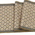 Artisan Hand Loomed Cotton Table Runner - Pink Ginkgo - 18