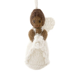 Blonde Bride Hand Knit Wedding Ornament Arcadia Home main image 1