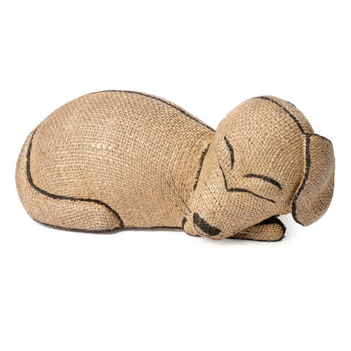 Cream Elephant Door Stop Hand Felted Wool Arcadia Home